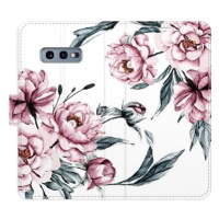 iSaprio flip pouzdro Pink Flowers pro Samsung Galaxy S10e