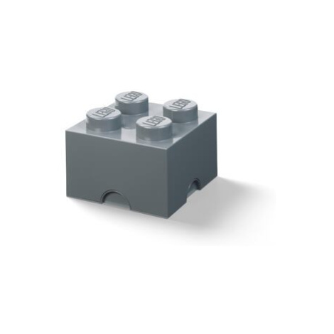 LEGO úložný box 4 - tmavě šedá