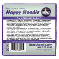 Happy Hoodie - uklidňující čelenka pro psy a kočky Barva: Fialová, Velikost: XS