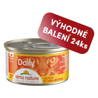 Almo Nature Daily Menu WET CAT - Pěna s kuřetem 85g výhodné balení 24ks