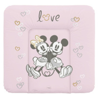 CEBA - Podložka přebalovací měkká na komodu 75x72 Disney Minnie & Mickey Pink