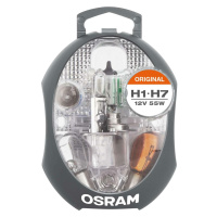 OSRAM H1 H7 sada náhradních autožárovek Minibox Original CLK H1/H7