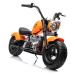 mamido Dětská elektrická motorka Chopper Warrior 36V oranžová