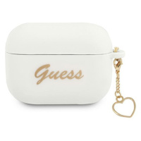 Guess GUAPLSCHSH pouzdro na Airpods PRO white Silicone Charm Collection