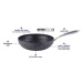 Eaziglide Neverstick2 pánev wok 28 cm