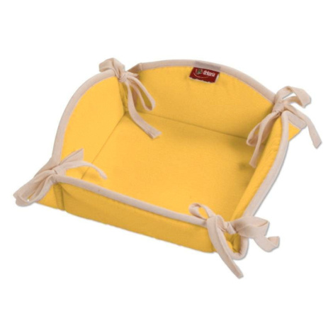Dekoria Textilní košík, slunečně žlutá, 20 x 20 cm, Loneta, 133-40