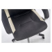 Halmar Herní židle BARTON, černá/bílá