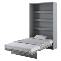 Jednolůžková sklápěcí postel BED CONCEPT 1 šedá, 120x200 cm