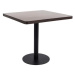 Bistro stolek tmavě hnědý 80x80 cm MDF
