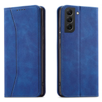 Magnet Fancy Case elegantní knížkové pouzdro na Samsung Galaxy S22 PLUS 5G Blue