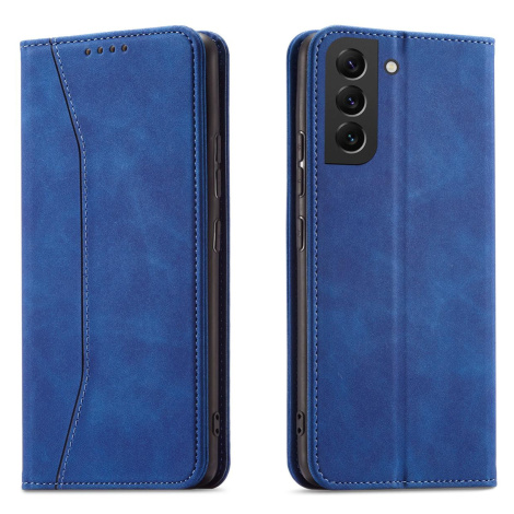 Magnet Fancy Case elegantní knížkové pouzdro na Samsung Galaxy S22 PLUS 5G Blue