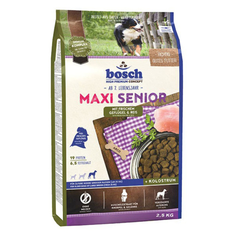 Bosch Maxi Senior drůbeží maso a rýže 2x12,5kg