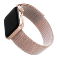 FIXED Nylon Strap nylonový pásek pro Apple Watch 38/40/41mm růžově zlatý