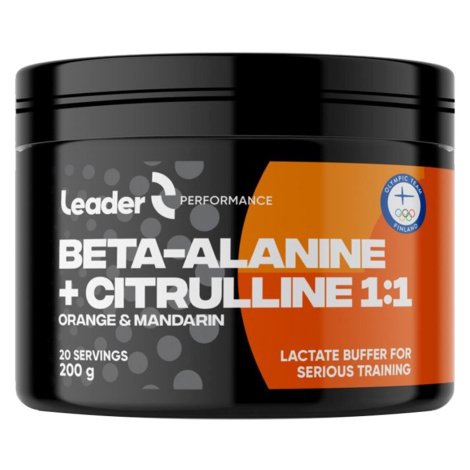 LEADER Beta Alanine + Citruline 1:1 200g - pomeranč, mandarinka