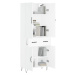 vidaXL Skříň highboard bílá 69,5 x 34 x 180 cm kompozitní dřevo