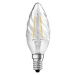 LED žárovka LED E14 BW35 4W = 40W 470lm 2700K Teplá 300° Filament OSRAM STAR