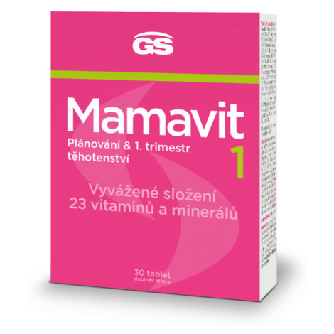 GS Mamavit 1 Plánování a 1. trimestr 30 tablet Green Swan