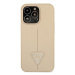 Guess GUHCP14XPSATLE hard silikonové pouzdro iPhone 14 PRO MAX 6.7" beige Saffiano Triangle Logo