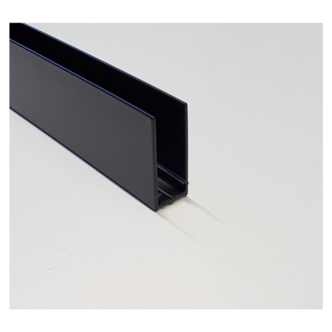 GELCO CURE BLACK stěnový profil, černá mat CB01