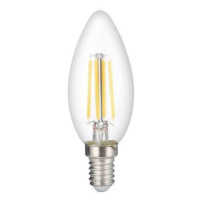 LED žárovka 6W COB Filament E14 730lm NEUTRÁLNÍ BÍLÁ