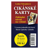 Cikánské karty - Základní návod na výklad + sada 36 karet - Lenka Vdovjaková