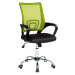 tectake 401789 kancelářská židle marius - černá/zelená - černá/zelená