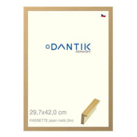 DANTIK rámeček 29,7 × 42, KASSETTE jasan malý plexi čiré