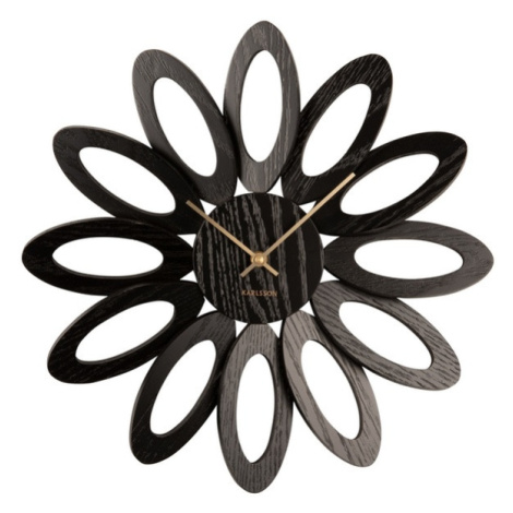 Karlsson 5891BK designové nástěnné hodiny