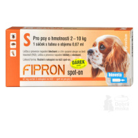 Fipron 67mg Spot-On Dog S sol 1x0,67ml