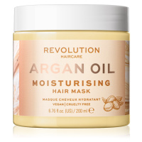 Revolution Haircare Moisturising Argan Oil maska na vlasy 200 ml