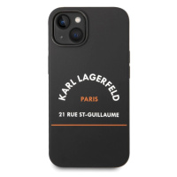 Pouzdro Karl Lagerfeld Rue St Guillaume Apple iPhone 14 Pro černé