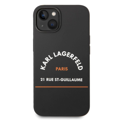 Pouzdro Karl Lagerfeld Rue St Guillaume Apple iPhone 14 Pro černé