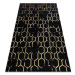 Dywany Łuszczów Kusový koberec Gloss BB407C C72 86 black/gold - 160x220 cm