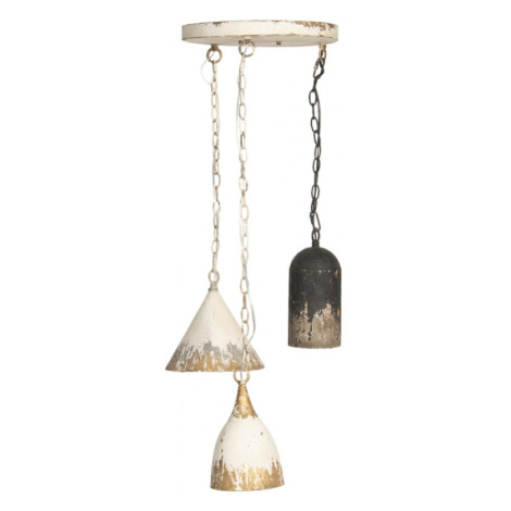 Stropní vintage lustr s patinou Le Trio – 70x95 cm Clayre & Eef