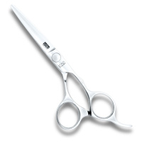 Kasho KCR OS Chrome OFFSET Scissors - profesionální kadeřnické nůžky - OFFSET KCR-55 OS - 5,5&qu