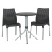 Keter Bistro set Chelsea grafitový 223562