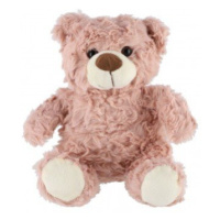 Medvěd/Medvídek sedící plyš 22cm růžový v sáčku 0+