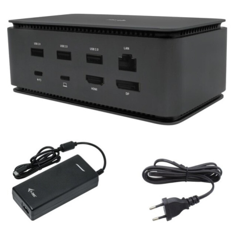 i-Tec USB4 Metal Docking station Dual 4K HDMI DP with Power Delivery 80 W + i-tec Universal Char iTec