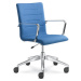 LD SEATING Kancelářská židle OSLO 227-RA,F80-N6, kříž leštěný hliník