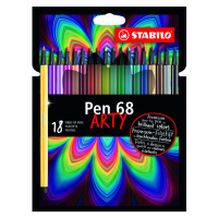 STABILO 6818-1-20 ARTY Prémiový vláknový fix Pen 68, 18 ks pouzdro