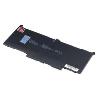 T6 Power pro Dell Latitude 12 7280, Li-Poly, 7,6 V, 7500 mAh (57 Wh), černá