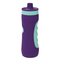 QUOKKA - SWEAT Sportovní plastová láhev AQUA VIOLET 680ml, 06972