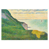 Obrazová reprodukce Port en Bessin, Normandy (Vintage Seascape) - Georges Seurat, 40x26.7 cm