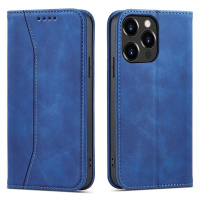 Magnet Fancy Case iPhone 14 flip cover wallet stand blue