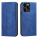 Magnet Fancy Case iPhone 14 flip cover wallet stand blue