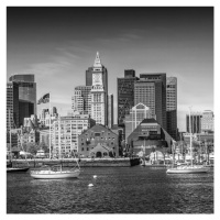 Fotografie Boston Skyline, Melanie Viola, 40 × 40 cm