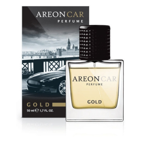 Luxusní parfém do auta Areon Gold (50ml, flakón)