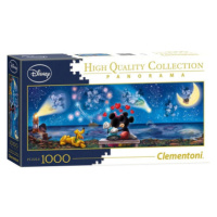 Clementoni - Puzzle Panorama 1000 Disney Mickey a Minnie