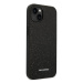 Karl Lagerfeld KLHCP14SG2ELK hard silikonové pouzdro iPhone 14 6.1" black Glitter Plaque Logo