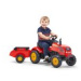 Šlapací traktor 2046AB X-Tractor s vlečkou a otvírací kapotou, Falk, W006411